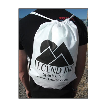 12" x 18" Spunbond PP (Legend) BACK PACK Sample Bag