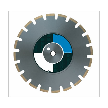 <b>Wide Slot</b> 14" Very Hard Wet Cutting Segmented Rim Blade - MK-62G