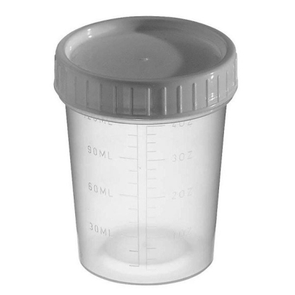 Specimen Bottle 4.5 oz w/Lid 500/CS