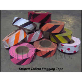 Striped Flagging Tape