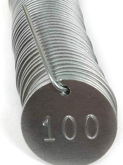 1-1/4" Round Survey Tags Numbered 1-100