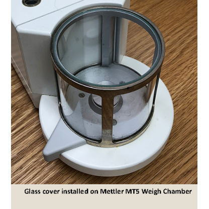 Mettler MT5/UMT2 Chamber Top Glass - Image 2