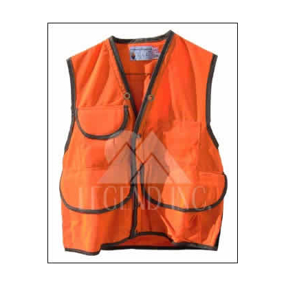 10-Pocket Orange JIM-GEM Cruiser Vest - Size (35-37) S