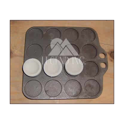 Cast Iron Cupel Trays, 16 place