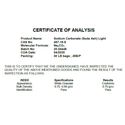 50 lbs - Light Soda Ash - Image 2