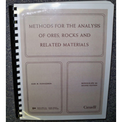 Methods for the Analysis of Ores, Rocks and Related Materials