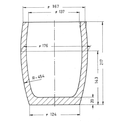 #12 Silicon Carbide (SiC) Crucible