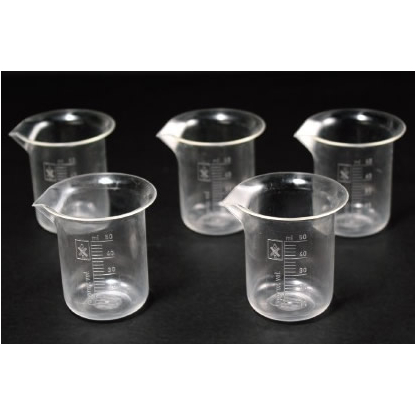 50 ml Graduated Beakers Low Form PMP (Polymethylpentene)