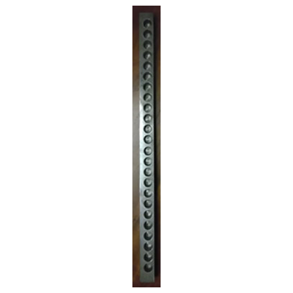 Large Bore Pour Bar tapered/flat- Numbering Narrow Right