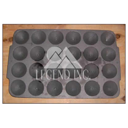 Cast Iron Conical Assay Mold, 24 place (4 x 6)