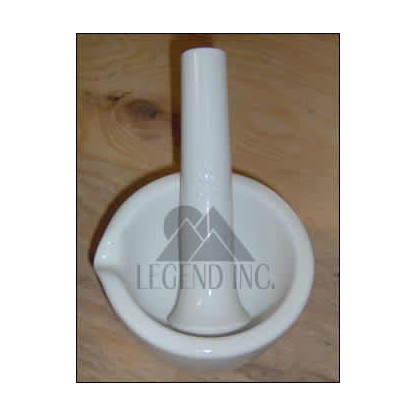 210mm Porcelain Mortar & Pestle - 1200 ml capacity