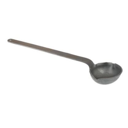 Ladle Dipping 3 1/2 x 1.25 Steel with 12" handle