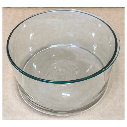 Beaker for 49 place Quartz Parting Basket w/cover