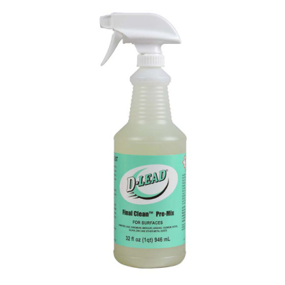 D-Lead Surface Cleaner Final Clean Premix 32oz Case/12