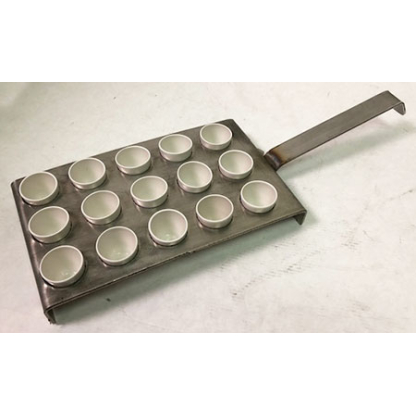 15 Place 12 and 15ml SS Parting Cup Tray - Image 2