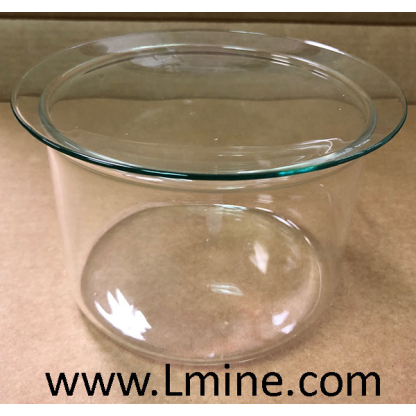 Beaker for 25 place Quartz Parting Basket w/cover