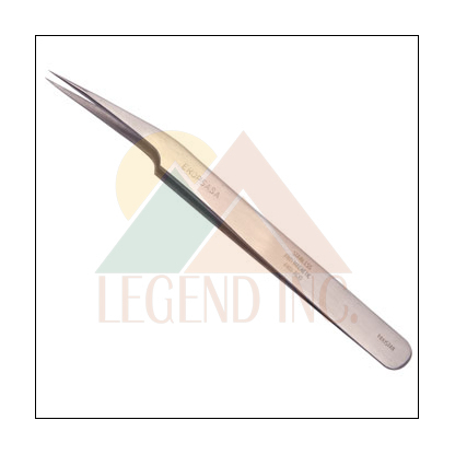 4.5" Microfine Tip Tweezer (5A) - Oblique Point