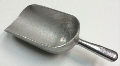 12" Aluminum Material Scoop, Round Nose