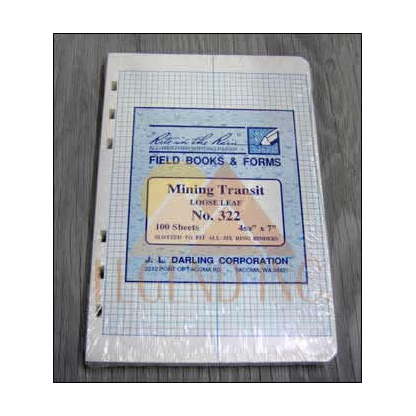 #322 Mining Transit Loose Leaf Sheets (4-5/8"x7")