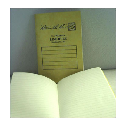 #391FX Journal Notebook Field-Flex Cover,4 5/8 X 7 3 pack