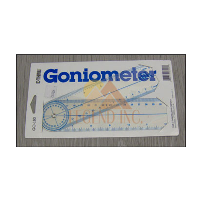 C-thru GO-180 Goniometer Quick Angle Protractor - 7"