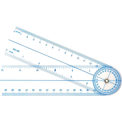 C-thru GO-180 Goniometer Quick Angle Protractor - 7" - Image 2