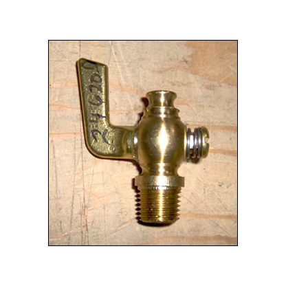 1/4 in Brass cock valve