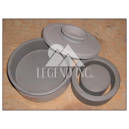 200 ml Grinding Bowl Sets- Cr/Mo Alloy