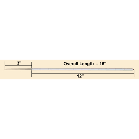 14AWG Type "K" Thermocouple Element for 25/50PF - Image 2