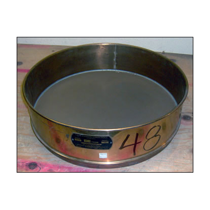 Used 18" No 48 Brass Sieve