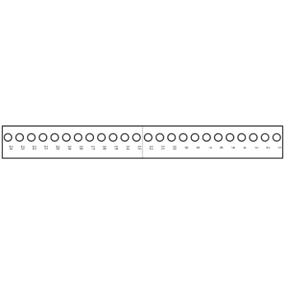 Large Bore Pour Bar tapered/flat- Numbering Narrow Right - Image 4