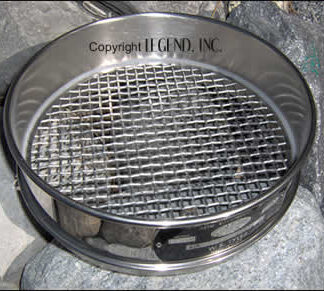 3" Diameter Full Height SS Sieves